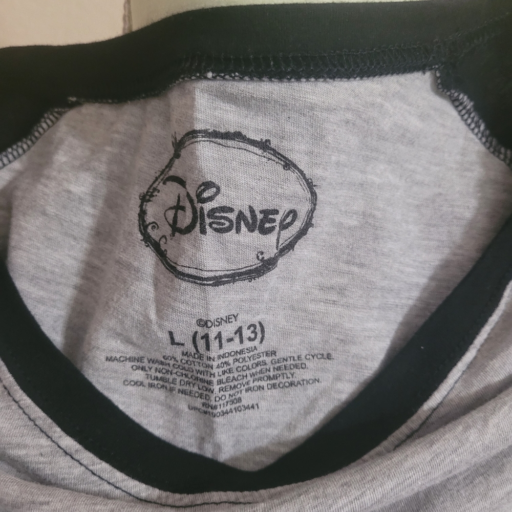 ✨️$5 Sale✨️ Disney Mickey Mouse, 3/4 Sleeve Top Size Large (11-13) - Picture 4 of 4